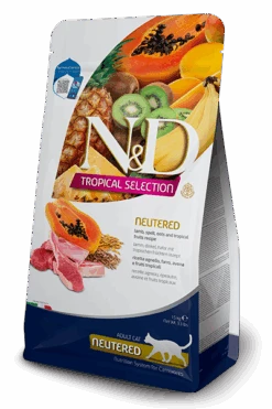 FARMINA TROPICAL SELECTION - NEUTERED - LAMB,SPELTS,OATS AND TROPICAL FRUITS