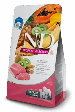 FARMINA TROPICAL SELECTION - ADULT DOG - PORK, SPELT, OATS & TROPICAL FRUITS