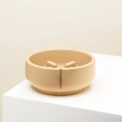 PINO - SLOW FEEDER BOWL - CAMEL BROWN - SOLID