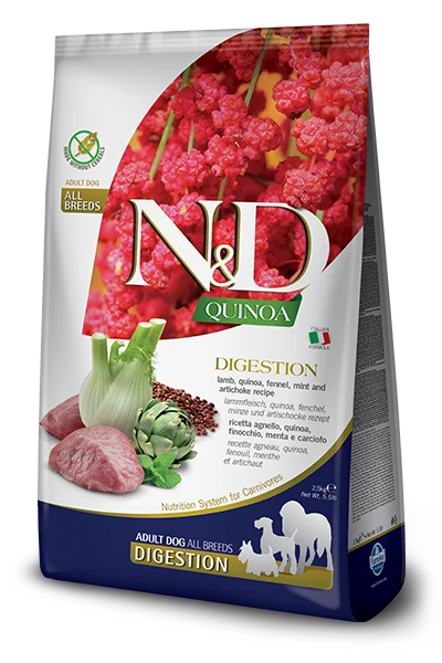FARMINA QUINOA - ADULT DOG - DIGESTION - LAMB 3 FARMINA QUINOA - ADULT DOG - DIGESTION - LAMB