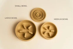 PINO - SLOW FEEDER BOWL - CAMEL BROWN - SOLID -Pet Emporium 42 df89a7ab b476 435b 849c 2215b363d2d8