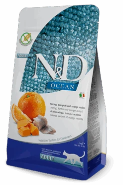 FARMINA OCEAN - ADULT CAT - HERRING, PUMPKIN AND ORANGE