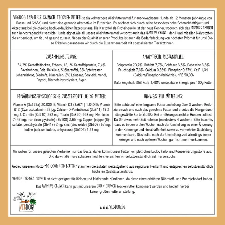 VEGDOG - FARMER'S CRUNCH 6 VEGDOG - FARMER'S CRUNCH - Image 4