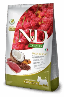FARMINA QUINOA - ADULT DOG - SKIN & COAT - DUCK & COCONUT MINI