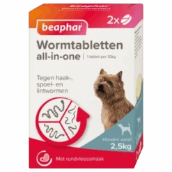 BEPHAR - NO WORM TABLETS - ALL-IN-ONE - DIFFERENT SIZES
