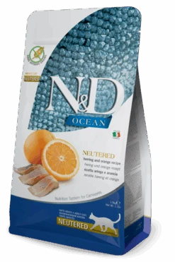 FARMINA OCEAN - NEUTERED CAT - HERRING & ORANGE