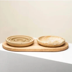 PINO - WHISKER FRIENDLY BOWLS - CAMEL BROWN - SOLID -Pet Emporium 96 3f88bc25 11f3 4411 a011 ad06ac995a0e