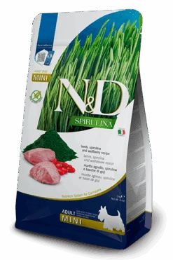 FARMINA SPIRULINA - ADULT DOG - LAMB, SPIRULINA & WOLFBERRY