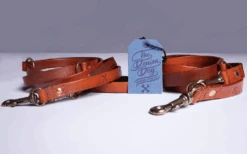 THE DENIM DOG - BARTACK LONG LEASH COGNAC 9 THE DENIM DOG - BARTACK LONG LEASH COGNAC -Pet Emporium BARTACKDOUBLE