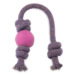 BECO - BALL WITH ROPE -Pet Emporium BECOROSA