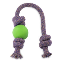 BECO - BALL WITH ROPE -Pet Emporium BECOVERDE