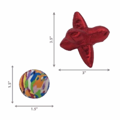 KONG - ACTIVE JACKS -Pet Emporium CA467 DIM OFF PK 1