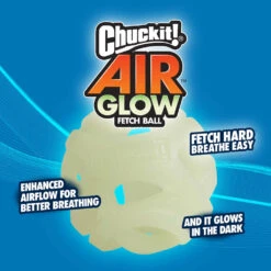 CHUCKIT - AIR GLOW FETCH BALL -Pet Emporium CHUC36190 5 main