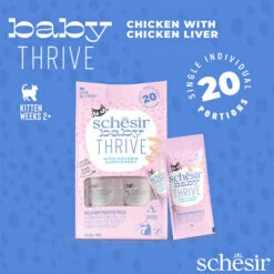 SCHESIR BABY THRIVE - CHICKEN WITH DUCK LIVER 11 SCHESIR BABY THRIVE - CHICKEN WITH DUCK LIVER -Pet Emporium EN 25200104 PT05 460x 7d4ce55d 7343 498e 9f2f 25cee148d4f4