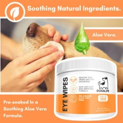 DOGSLIFE - EYE WIPES -Pet Emporium EYE6