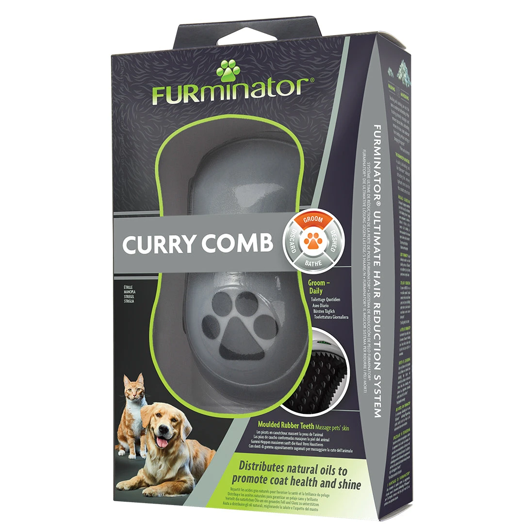 FURMINATOR - GROOMING CURRY COMB 4 FURMINATOR - GROOMING CURRY COMB - Image 2