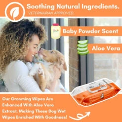 DOGSLIFE - GROMING WIPES -Pet Emporium GROOMINGWIPES7