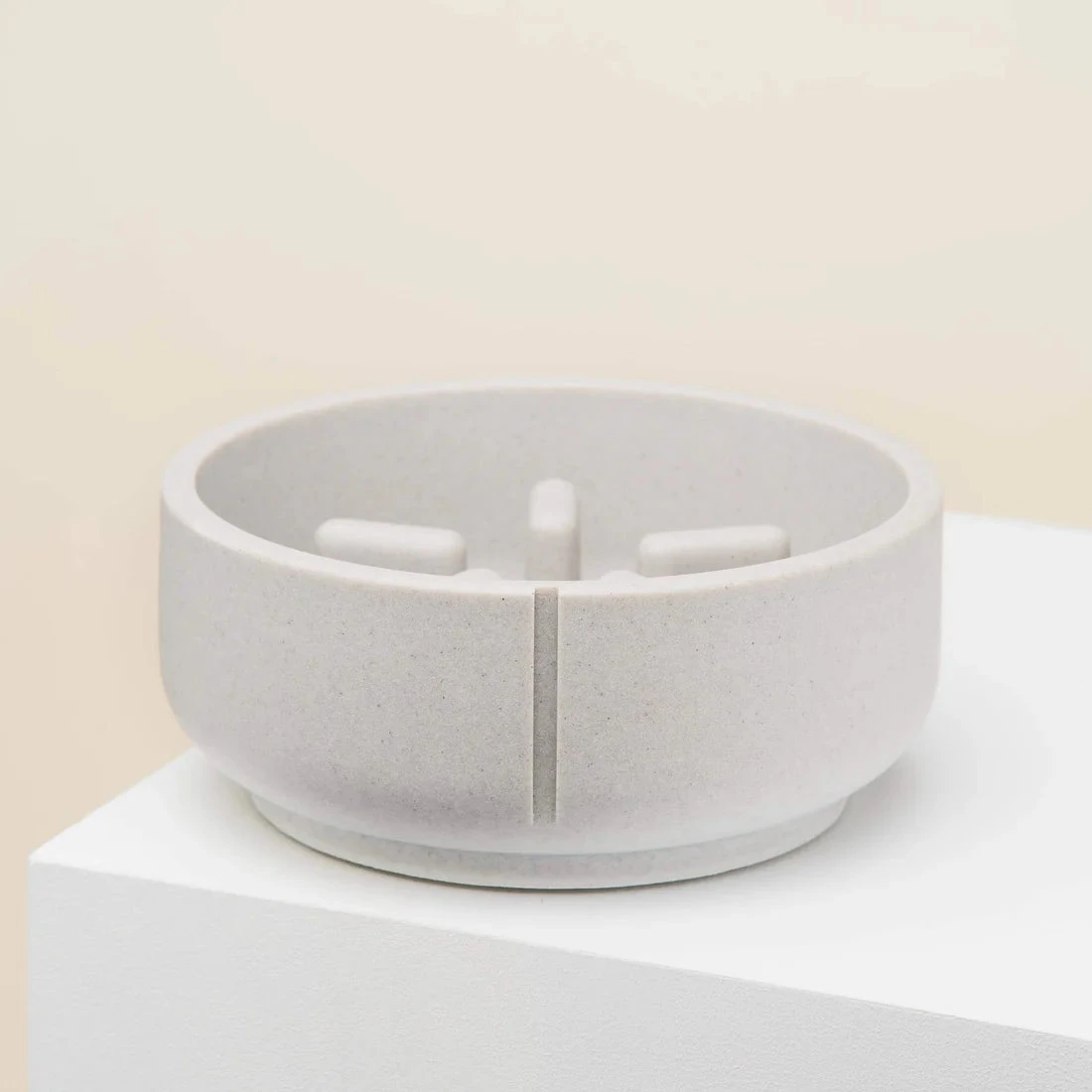 PINO - SLOW FEEDER BOWL - DOLPHIN GREY - SOLID 4 PINO - SLOW FEEDER BOWL - DOLPHIN GREY - SOLID - Image 2