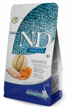 FARMINA OCEAN - KITTEN - COD, SHRIMP, PUMPKIN AND CANTALOUPE MELON