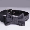 THE DENIM DOG - RIVET COLLAR BLACK 1 THE DENIM DOG - RIVET COLLAR BLACK -Pet Emporium RIVETCOLLARSINGLE