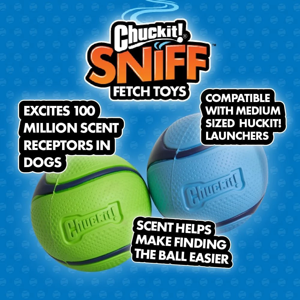 CHUCKIT SNIFF FETCH BALL - DIFFERENT SCENTS 7 CHUCKIT SNIFF FETCH BALL - DIFFERENT SCENTS - Image 5