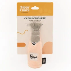 ZIPPYCLAWS - CATNIP CRUSHERZ ROSE' -Pet Emporium ZC504 3 1