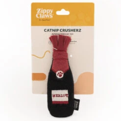ZIPPYCLAWS - CATNIP CRUSHERZ MERLOT -Pet Emporium ZC506 3 1