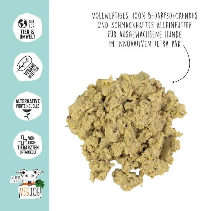 VEGDOG - PEAS & OATS TETRA PACK 4 VEGDOG - PEAS & OATS TETRA PACK - Image 2