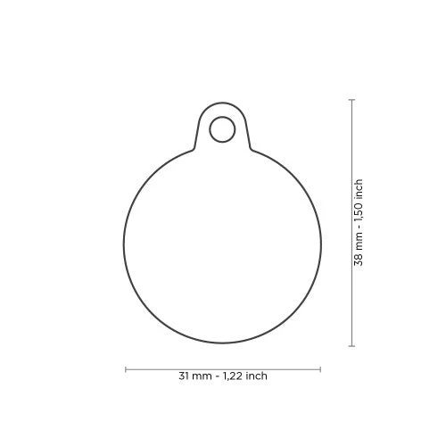 MY FAMILY - HUSHTAG PLUS - ALUMINUM CIRCLE WITH RED RUBBER 5 MY FAMILY - HUSHTAG PLUS - ALUMINUM CIRCLE WITH RED RUBBER - Image 3