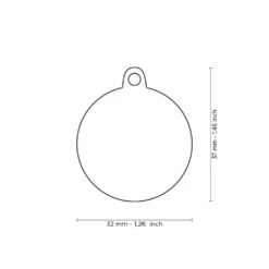 MY FAMILY - CIRCLE "I'M THE KING" 9 MY FAMILY - CIRCLE "I'M THE KING" -Pet Emporium id tag big circle i m the king2 5f8fa233 982f 4ae1 8401 6ab3a7b592fc