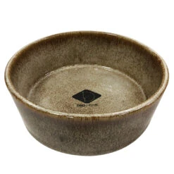 JASPER DOG/CAT FOOD AND DRINK BOWL - SAND