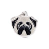 MY FAMILY - FAWN PUG -Pet Emporium new fawn pug dog tag1