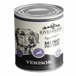 RIVERWOOD MONOPROTEIN - ADULT DOG - DIFFERENT TASTES 400g -Pet Emporium riverwood mono protein venison