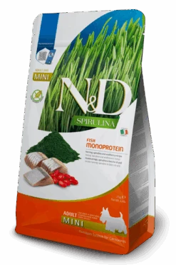 FARMINA - SPIRULINA - MONOPROTEIN - HERRING, SPIRULINA & WOLFBERRY