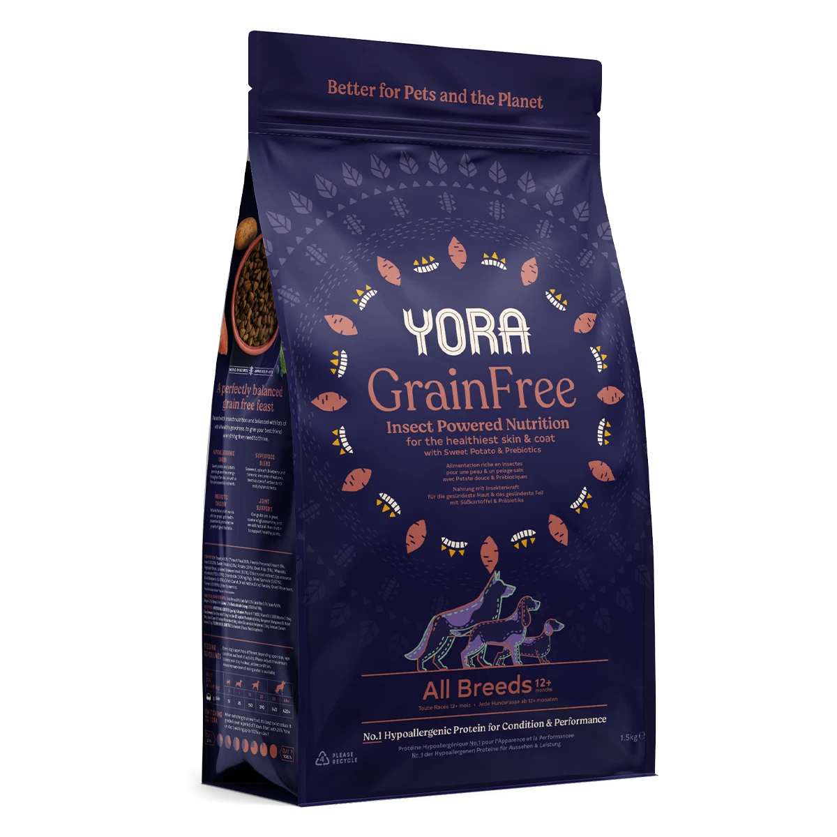 YORA - INSECT PROTEIN SMALL BREEDS GRAIN FREE RECIPE 3 YORA - INSECT PROTEIN SMALL BREEDS GRAIN FREE RECIPE
