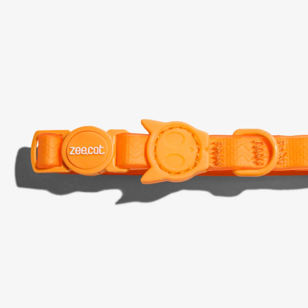 ZEE.CAT - NEOPRO TANGERINE - CAT COLLAR 4 ZEE.CAT - NEOPRO TANGERINE - CAT COLLAR - Image 2